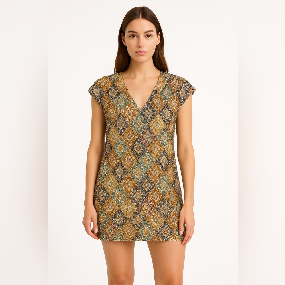 By Together Sequin Mini Dress - Medium - Fully Lined